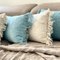 POSITANO - Set of 2 cushion covers with fringes