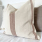 IBIZA - Striped Cushion Cover Thick Raw Cotton