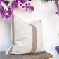 IBIZA - Striped Cushion Cover Thick Raw Cotton