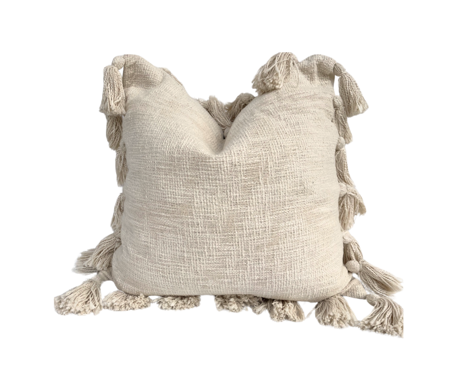 ROMANTICO - Set of 2 Cushion Covers with pompoms